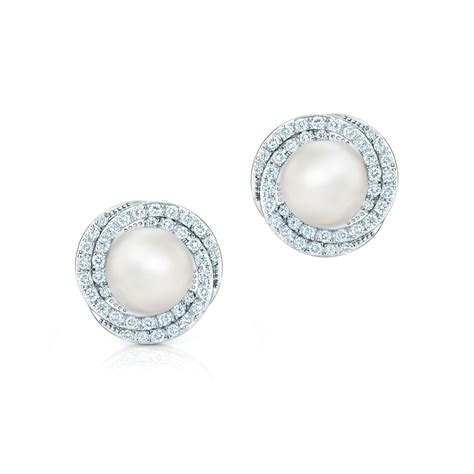 birks pearl and diamond earrings.